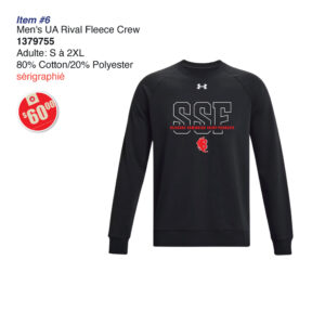 Item 06 Blizzard Rival Fleece Crew UA 1379755 2026