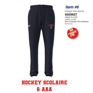 Item 06 Blizzard été Hockey Pantalon Track Suit UA 6009607 2025