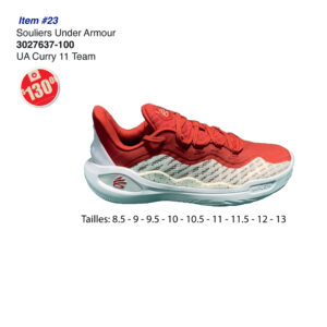 Item 23 Blizzard Souliers homme Rouge Curry 11 UA 3027637-100 2026
