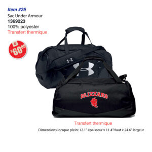 Item 25 Blizzard Sac UA 1369223 2026