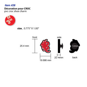 Item 28 Blizzard Décoration pour Croc 2026